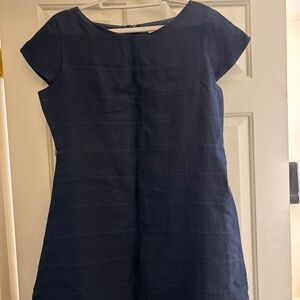 Navy Blue short sleeve dress -Size 14